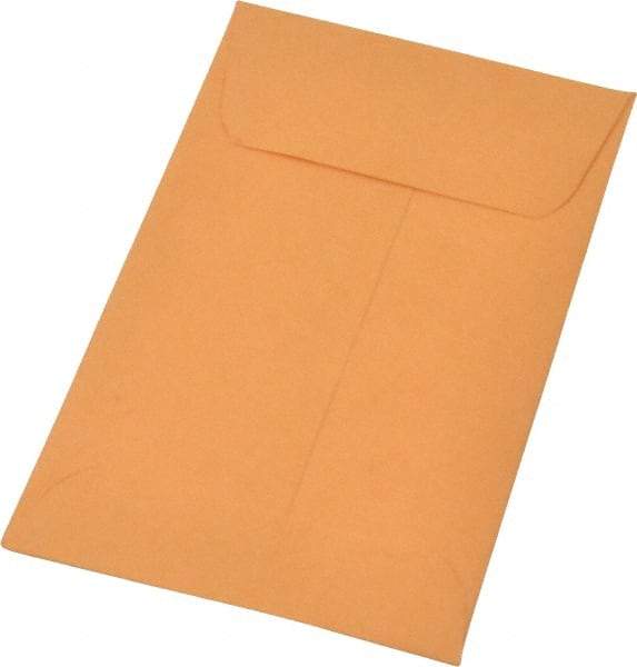 Quality Park - 4-1/4" Long x 2-1/2" Wide Gummed Flap Kraft Coin Envelope - 20 Lb Paper Weight - Eagle Tool & Supply