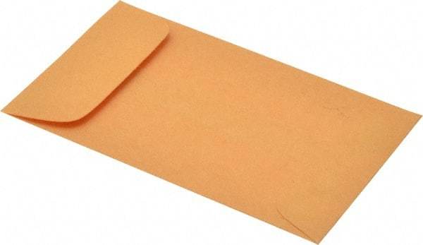 Quality Park - 4-1/4" Long x 2-1/2" Wide Gummed Flap Kraft Coin Envelope - 28 Lb Paper Weight - Eagle Tool & Supply