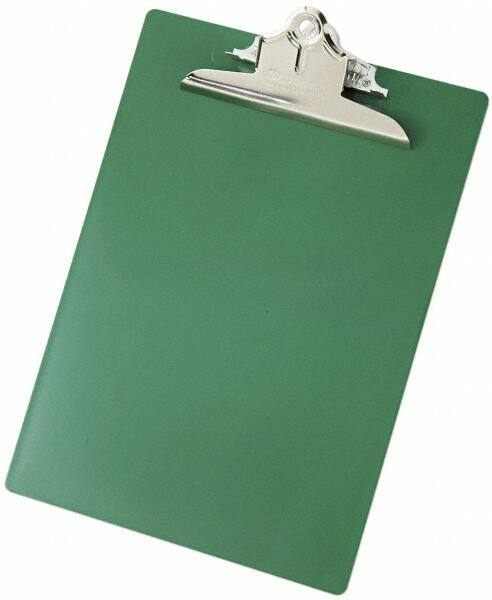 Saunders - 13 Inch Long x 9 Inch Wide x 1-3/4 Inch High, Clip Board - Green - Eagle Tool & Supply