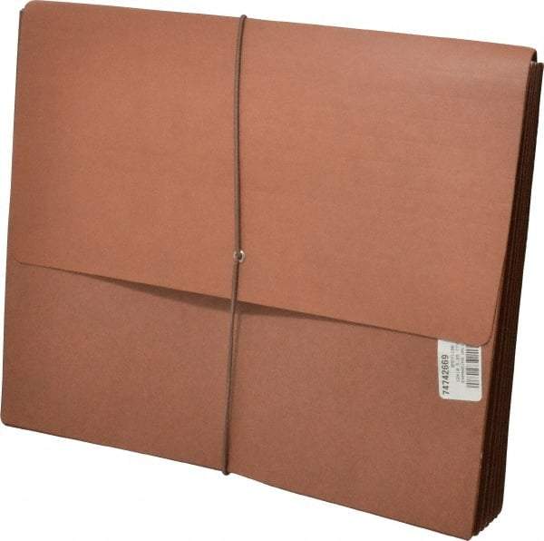 SMEAD - 10 x 12-3/8", Letter Size, Brown, 5-1/4" Expanding Wallet - 1 per Box - Eagle Tool & Supply