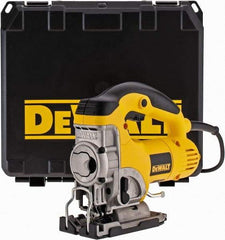 DeWALT - 6.5 Amp, 500 to 3,100 SPM, 1 Inch Stroke Length, Electric Jigsaw - 120V, 45° Cutting Angle - Eagle Tool & Supply