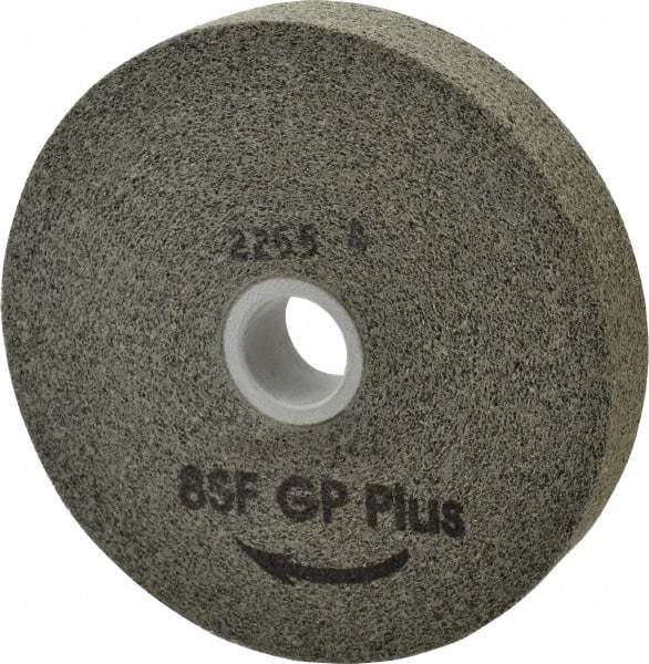 Standard Abrasives - 6" Diam, 1" Face Width, 1" Center Hole, Fine Grade, Silicon Carbide Deburring Wheel - Convolute, Hard Density 8 Grade, 6,000 RPM - Eagle Tool & Supply
