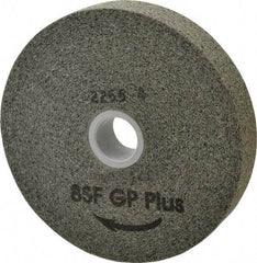 Standard Abrasives - 6" Diam, 1" Face Width, 1" Center Hole, Fine Grade, Silicon Carbide Deburring Wheel - Convolute, Hard Density 8 Grade, 6,000 RPM - Eagle Tool & Supply