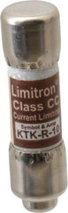 Cooper Bussmann - 600 VAC, 10 Amp, Fast-Acting General Purpose Fuse - Fuse Holder Mount, 1-1/2" OAL, 200 at AC (RMS) kA Rating, 13/32" Diam - Eagle Tool & Supply