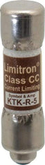 Cooper Bussmann - 600 VAC, 5 Amp, Fast-Acting General Purpose Fuse - Fuse Holder Mount, 1-1/2" OAL, 200 at AC (RMS) kA Rating, 13/32" Diam - Eagle Tool & Supply