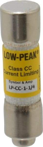 Cooper Bussmann - 300 VDC, 600 VAC, 1.25 Amp, Time Delay General Purpose Fuse - Fuse Holder Mount, 1-1/2" OAL, 20 at DC, 200 at AC (RMS) kA Rating, 13/32" Diam - Eagle Tool & Supply