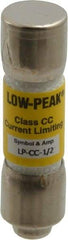 Cooper Bussmann - 300 VDC, 600 VAC, 0.5 Amp, Time Delay General Purpose Fuse - Fuse Holder Mount, 1-1/2" OAL, 20 at DC, 200 at AC (RMS) kA Rating, 13/32" Diam - Eagle Tool & Supply