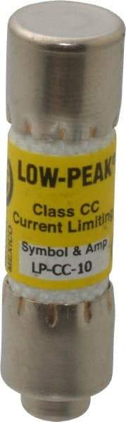 Cooper Bussmann - 150 VDC, 600 VAC, 10 Amp, Time Delay General Purpose Fuse - Fuse Holder Mount, 1-1/2" OAL, 20 at DC, 200 at AC (RMS) kA Rating, 13/32" Diam - Eagle Tool & Supply