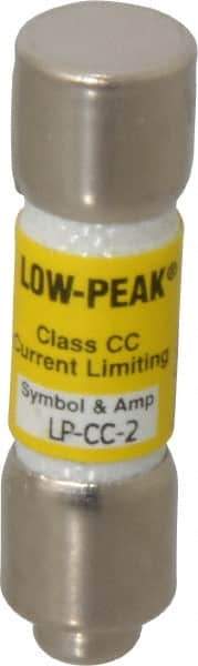 Cooper Bussmann - 300 VDC, 600 VAC, 2 Amp, Time Delay General Purpose Fuse - Fuse Holder Mount, 1-1/2" OAL, 20 at DC, 200 at AC (RMS) kA Rating, 13/32" Diam - Eagle Tool & Supply