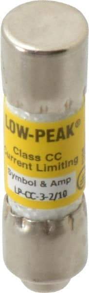 Cooper Bussmann - 150 VDC, 600 VAC, 3.2 Amp, Time Delay General Purpose Fuse - Fuse Holder Mount, 1-1/2" OAL, 20 at DC, 200 at AC (RMS) kA Rating, 13/32" Diam - Eagle Tool & Supply