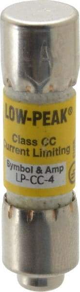 Cooper Bussmann - 150 VDC, 600 VAC, 4 Amp, Time Delay General Purpose Fuse - Fuse Holder Mount, 1-1/2" OAL, 20 at DC, 200 at AC (RMS) kA Rating, 13/32" Diam - Eagle Tool & Supply