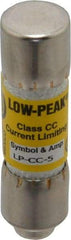 Cooper Bussmann - 150 VDC, 600 VAC, 5 Amp, Time Delay General Purpose Fuse - Fuse Holder Mount, 1-1/2" OAL, 20 at DC, 200 at AC (RMS) kA Rating, 13/32" Diam - Eagle Tool & Supply