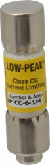 Cooper Bussmann - 150 VDC, 600 VAC, 6.25 Amp, Time Delay General Purpose Fuse - Fuse Holder Mount, 1-1/2" OAL, 20 at DC, 200 at AC (RMS) kA Rating, 13/32" Diam - Eagle Tool & Supply