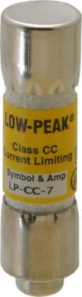 Cooper Bussmann - 150 VDC, 600 VAC, 7 Amp, Time Delay General Purpose Fuse - Fuse Holder Mount, 1-1/2" OAL, 20 at DC, 200 at AC (RMS) kA Rating, 13/32" Diam - Eagle Tool & Supply