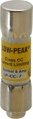 Cooper Bussmann - 150 VDC, 600 VAC, 7 Amp, Time Delay General Purpose Fuse - Fuse Holder Mount, 1-1/2" OAL, 20 at DC, 200 at AC (RMS) kA Rating, 13/32" Diam - Eagle Tool & Supply