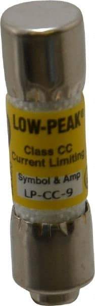 Cooper Bussmann - 150 VDC, 600 VAC, 9 Amp, Time Delay General Purpose Fuse - Fuse Holder Mount, 1-1/2" OAL, 20 at DC, 200 at AC (RMS) kA Rating, 13/32" Diam - Eagle Tool & Supply