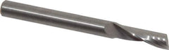 Onsrud - 1/4" Cutting Diam x 3/4" Length of Cut, 1 Flute, Upcut Spiral Router Bit - Uncoated, Right Hand Cut, Solid Carbide, 2-1/2" OAL x 1/4" Shank Diam, Single Edge, 22° Helix Angle - Eagle Tool & Supply