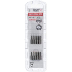 Wiha - 25mm Hex Screwdriver Bit - 1/4" Drive, 1" OAL - Eagle Tool & Supply