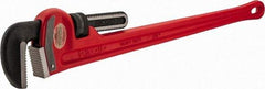 Ridgid - 36" Cast Iron & Steel Straight Pipe Wrench - 5" Pipe Capacity - Eagle Tool & Supply