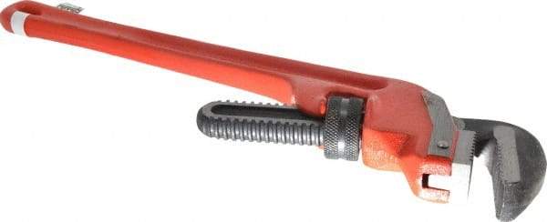 Ridgid - 18" Steel End Pipe Wrench - 2-1/2" Pipe Capacity - Eagle Tool & Supply