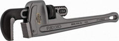 Ridgid - 14" Aluminum Straight Pipe Wrench - 2" Pipe Capacity - Eagle Tool & Supply