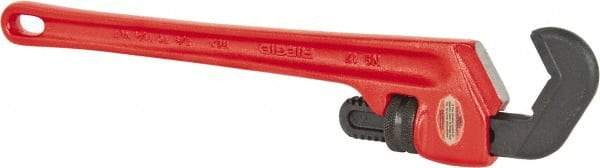 Ridgid - 14-1/2" Steel Straight Hex Pipe Wrench - 1-1/4" Pipe Capacity - Eagle Tool & Supply