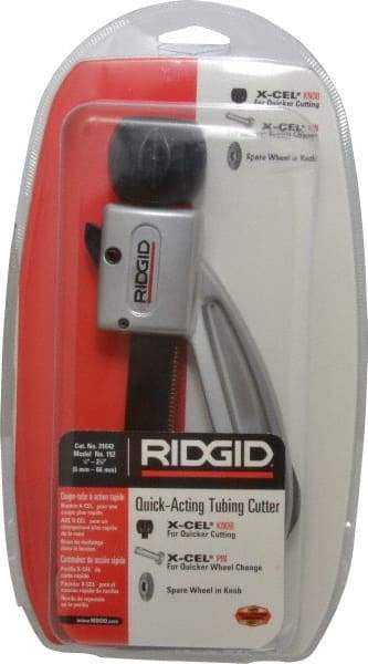 Ridgid - 1/4" to 2-5/8" Pipe Capacity, Tube Cutter - Cuts Metal - Eagle Tool & Supply