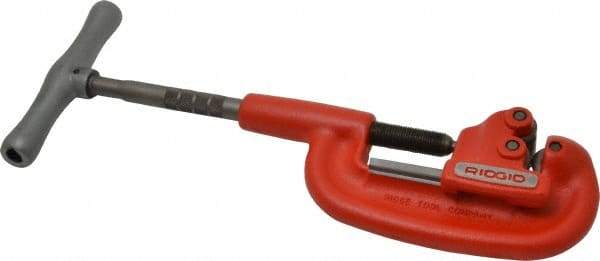 Ridgid - 1/8" to 2" Pipe Capacity, Wide Roll Pipe Cutter - Cuts Steel - Eagle Tool & Supply