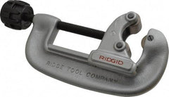 Ridgid - 1" to 3-1/8" Pipe Capacity, Screw Feed Tubing Cutter - Cuts Copper, Aluminum, Brass - Eagle Tool & Supply