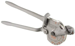 Ridgid - 5/8" Capacity, Geared Ratchet Lever-Type Tube Bender - 21-1/2" OAL, Works on 1/8" Wall Steel Tube, 3/32" Wall Stainless Steel Tube & Copper (K & L) - Eagle Tool & Supply