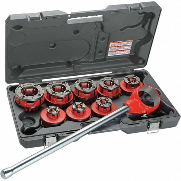 Ridgid - Pipe Threader Dies Material: Steel Thread Size (Inch): 1/2 - 2" - Eagle Tool & Supply