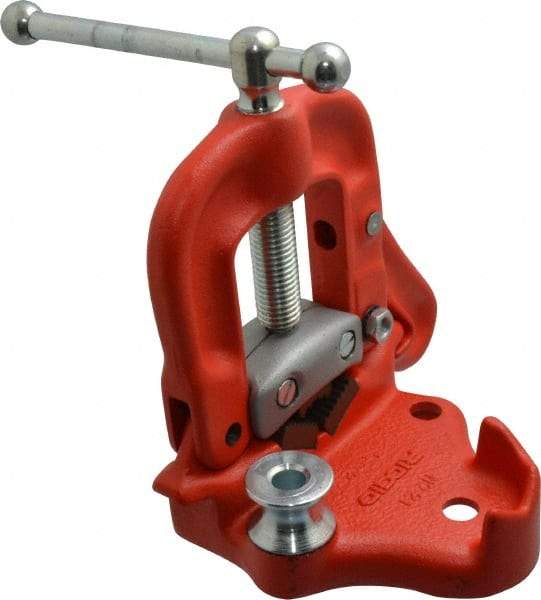 Ridgid - 1/8" to 2" Pipe Capacity, Bench Yoke Vise - Eagle Tool & Supply