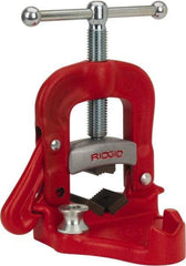 Ridgid - 1/8" to 3" Pipe Capacity, Bench Yoke Vise - Eagle Tool & Supply