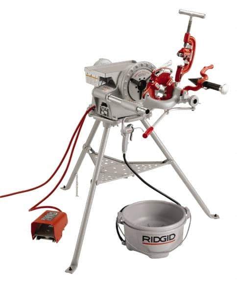 Ridgid - Metal Metal Cutting and Forming Machine Stand - For Use with Model 122XL Copper and Stainless Steel Cutting Machines, Model 300 Power Drive - Eagle Tool & Supply