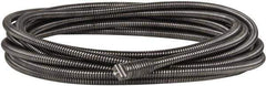 Ridgid - 3/8" x 25' Drain Cleaning Machine Cable - Inner Core Male Cping, 3/4" to 4" Pipe, Use with Models K50, K60SP & K75 A/B - Eagle Tool & Supply