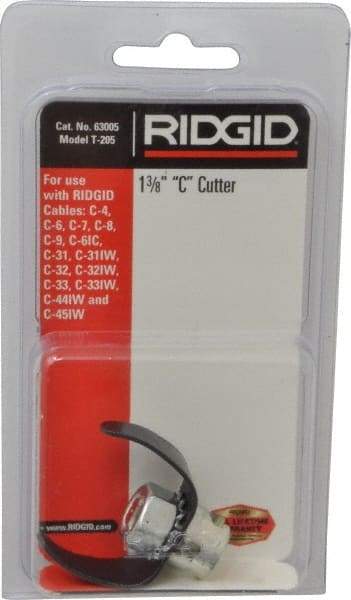 Ridgid - Drain Cleaning Machine C-Cutter - For Use with Models K39, K50, K375, K3800 & K380 - Eagle Tool & Supply