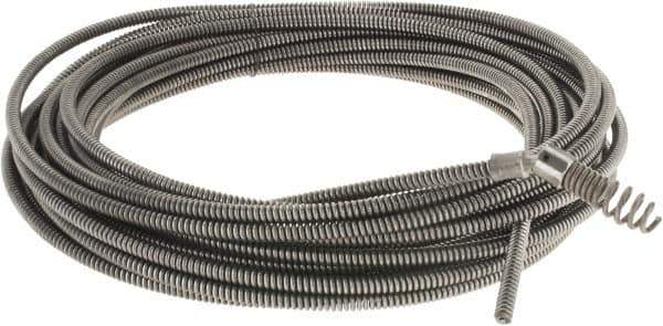 Ridgid - 5/16" x 50' Drain Cleaning Machine Cable - Drophead, 3/4" to 1-1/2" Pipe, Use with Models K39, K40 & K50 - Eagle Tool & Supply