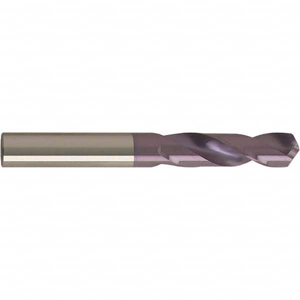 Guhring - 0.1142" 118° Spiral Flute Solid Carbide Screw Machine Drill Bit - Eagle Tool & Supply
