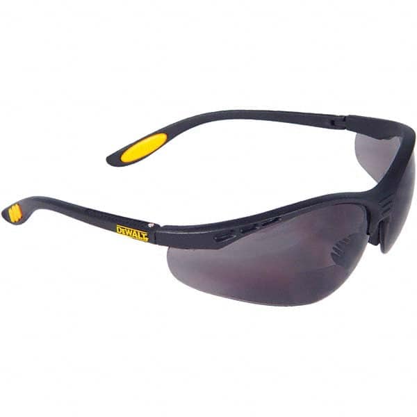 DeWALT - Magnifying Safety Glasses Diopter Lens: +1.5 Lens Coating: Scratch Resistant - Eagle Tool & Supply