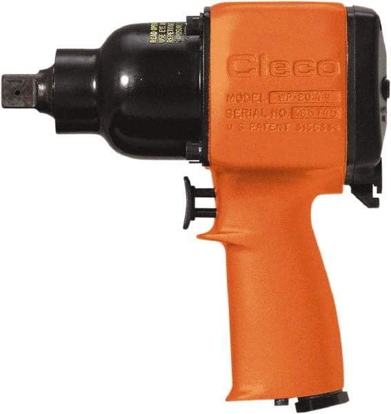 Cleco - 1" Drive, 1,200 RPM, 1,600 Ft/Lb Torque Impact Wrench - T-Handle, 1,000 IPM, 60 CFM, 620 psi, 3/8" NPT Inlet - Eagle Tool & Supply