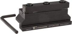 Kennametal - Tool Block Style A2TZN, 26mm Blade Height, 86mm OAL, 1.65"& OAH, Indexable Cutoff Blade Tool Block - 3/4" Shank Height, 3/4" Shank Width, Reversible, Series A2 Cut-Off - Eagle Tool & Supply