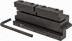 Kennametal - Tool Block Style A2TEN, 32mm Blade Height, 110mm OAL, 48mm OAH, Indexable Cutoff Blade Tool Block - 3/4" Shank Height, 3/4" Shank Width, Reversible, Series A2 Cut-Off - Eagle Tool & Supply