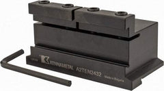 Kennametal - Tool Block Style A2TEN, 32mm Blade Height, 110mm OAL, 57.1mm OAH, Indexable Cutoff Blade Tool Block - 1-1/2" Shank Height, 1-1/2" Shank Width, Reversible, Series A2 Cut-Off - Eagle Tool & Supply