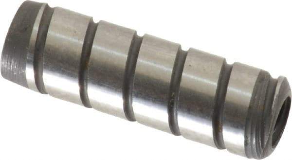 Holo-Krome - 5/16" Diam x 1" Pin Length 4000 Alloy Steel Pull Out Dowel Pin - Black Luster Finish, C 47-58 & C 60 (Surface) Hardness, 1 Beveled & 1 Threaded End - Eagle Tool & Supply