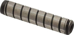 Holo-Krome - 5/16" Diam x 1-1/2" Pin Length 4000 Alloy Steel Pull Out Dowel Pin - Black Luster Finish, C 47-58 & C 60 (Surface) Hardness, 1 Beveled & 1 Threaded End - Eagle Tool & Supply