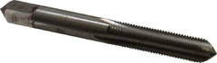 Made in USA - 5/16-27 UNS 4 Flute Bright Finish High Speed Steel Straight Flute Standard Hand Tap - Bottoming, Right Hand Thread, 2-23/32" OAL, H3 Limit, Oversize - Eagle Tool & Supply