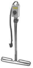 Made in USA - 120 Volt, 1 Phase, 1,000 Watt, T Type Sink Sanitizer Heater - 26" Leg Length - Eagle Tool & Supply