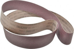 Tru-Maxx - 3" Wide x 90" OAL, 80 Grit, Aluminum Oxide Abrasive Belt - Aluminum Oxide, Medium, Coated, X Weighted Cloth Backing, Series VAC228 - Eagle Tool & Supply