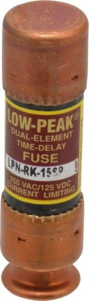 Cooper Bussmann - 125 VDC, 250 VAC, 15 Amp, Time Delay General Purpose Fuse - Fuse Holder Mount, 50.8mm OAL, 100 at DC, 300 at AC (RMS) kA Rating, 9/16" Diam - Eagle Tool & Supply