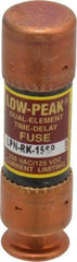 Cooper Bussmann - 125 VDC, 250 VAC, 15 Amp, Time Delay General Purpose Fuse - Fuse Holder Mount, 50.8mm OAL, 100 at DC, 300 at AC (RMS) kA Rating, 9/16" Diam - Eagle Tool & Supply